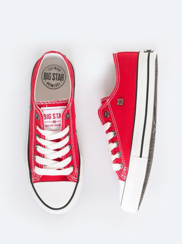BIG STAR Sneakersy w kolorze czerwonym