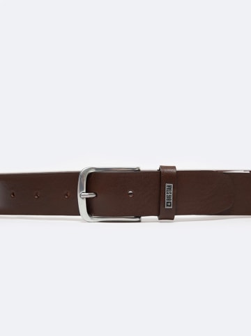 BIG STAR Leder-Gürtel in Dunkelbraun