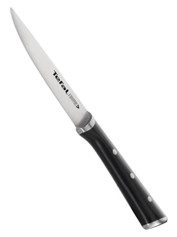 Tefal Universalmesser "Ice Force" in Silber/ Schwarz - (L)11 cm