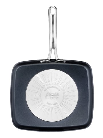 Jamie Oliver Grillpfanne "Jo Cooks Classic" in Schwarz - (B)23 x (H)27 cm