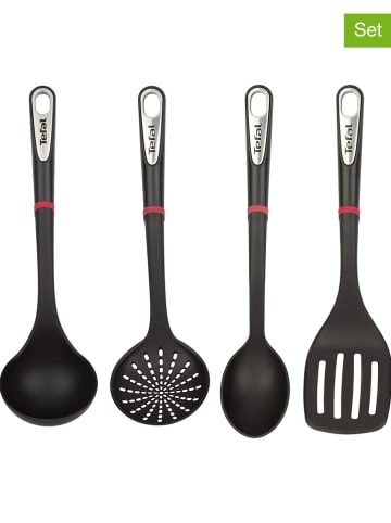 Tefal 4tlg. Küchenhelfer-Set "Ingenio" in Schwarz