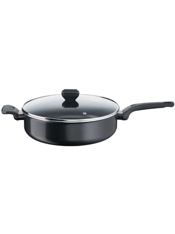 Tefal 2tlg. Set: Schmorpfanne "Easy Cook & Clean" in Schwarz - Ø 28 cm