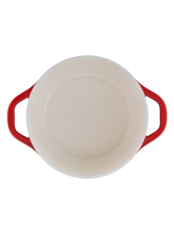 Tefal Garnek do duszenia "Air" w kolorze czerwonym z pokrywką - 4,7 l