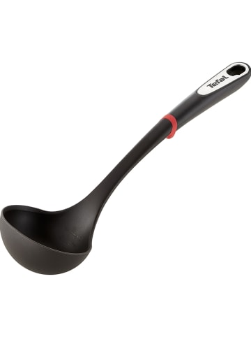 Tefal Suppenkelle "Ingenio" in Schwarz - (L)33,7 cm