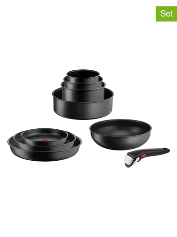 Tefal 10tlg. Pfannen-Set "Ingenio Ultimate" in Schwarz