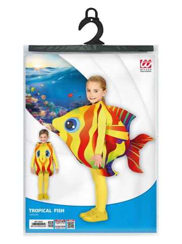 Carnival Party Kostuum "Tropische vis" geel/rood