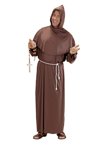 Carnival Party 2tlg. Kostüm "Mönch" in Braun