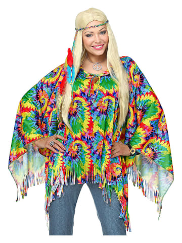 Carnival Party 2tlg. Kostüm ''Hippie'' in Bunt