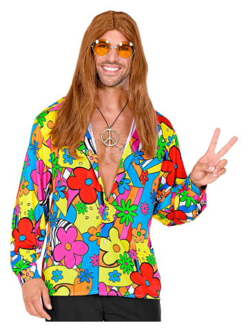 Carnival Party Kostümhemd ''60er Jahre'' in Bunt