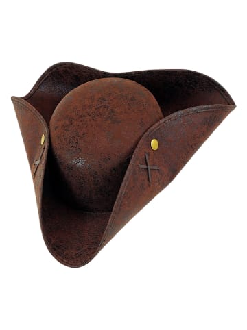 Carnival Party Hut "Piraten Dreispitz" in Braun