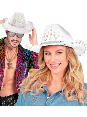 Carnival Party Hut "Cowboy" in Weiß