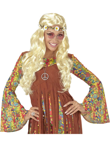 Carnival Party Perücke in Gold/ Bunt