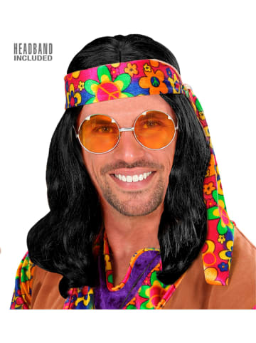 Carnival Party Perücke in Schwarz/ Bunt