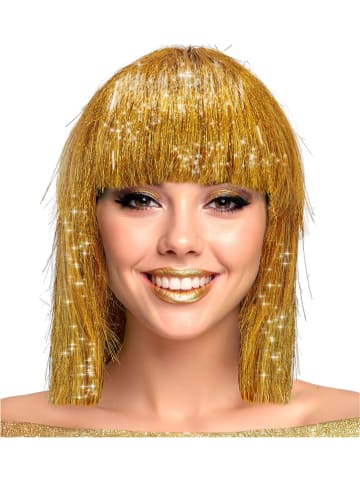 Carnival Party Perücke "Glitzy" in Gold