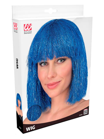 Carnival Party Perücke "Glitzy" in Blau