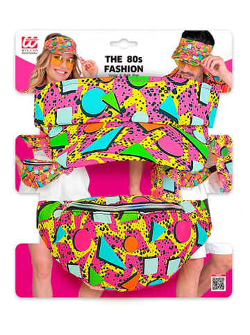 Carnival Party 2tlg. Accessories-Set "The 80s Funky Fashion" in Bunt