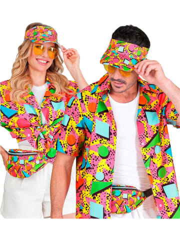 Carnival Party 2tlg. Accessories-Set "The 80s Funky Fashion" in Bunt