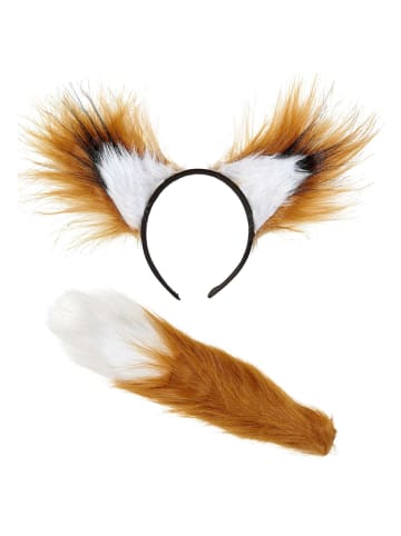 Carnival Party 2tlg. Accessories-Set "Fuchs" in Hellbraun