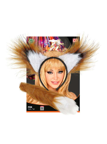 Carnival Party 2tlg. Accessories-Set "Fuchs" in Hellbraun