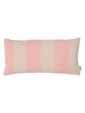 OYOY living design Kissenhülle "Kara" in Beige/ Rosa - (L)30 x (B)60 x (H)0,50 cm
