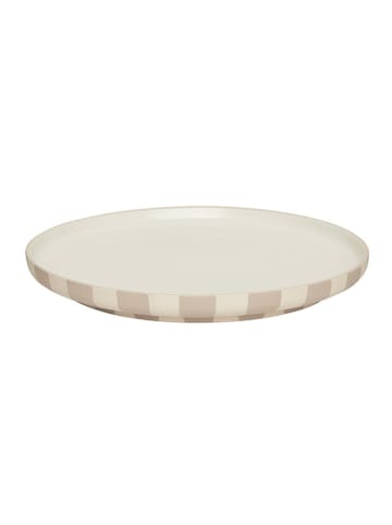 OYOY living design Dinerbord "Toppu" wit/grijs - Ø 26,5 cm
