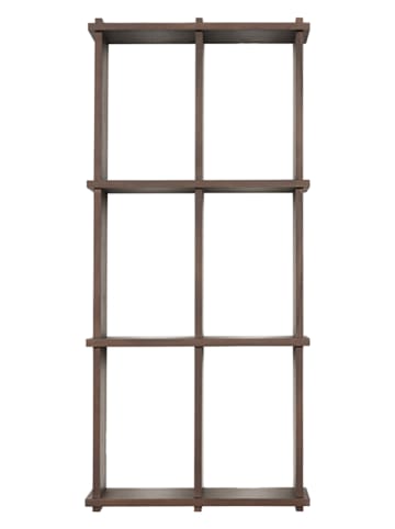 OYOY living design Regal "Grid" in Braun - (B)89 x (H)130 cm