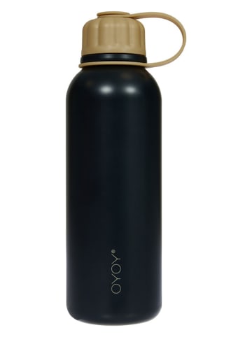 OYOY living design Isolierflasche "Pullo" in Schwarz - 520 ml