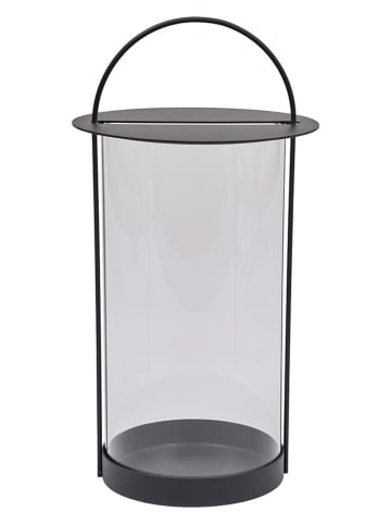 OYOY living design Laterne "Maki" in Schwarz - (H)48 cm - Ø 25 cm