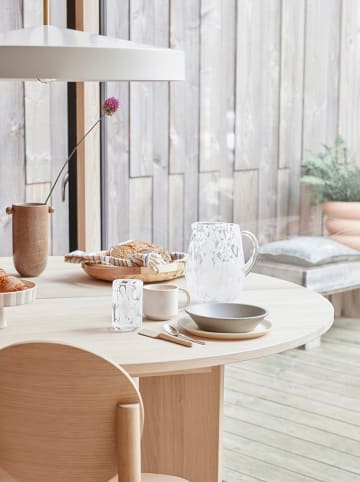 OYOY living design Karaffe "Jali" in Weiß - (H)20 cm x Ø 15,3 cm