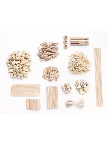 folia PAPER 590-delige creativiteitsset "Wood mix" - vanaf 5 jaar