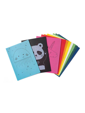folia PAPER Borduurkaart "Animals" meerkleurig - 40 vellen