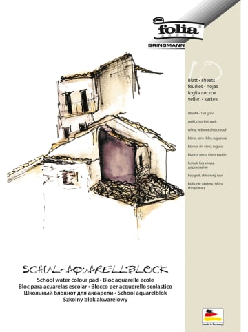 folia PAPER Aquarelblok wit - 10 vellen - A4