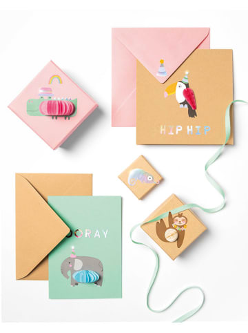 folia PAPER Wabenballsticker "Jungle" in Bunt