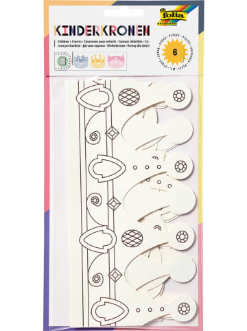 folia PAPER Kinderkronen wit
