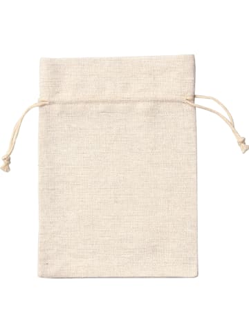 folia PAPER Stoffbeutel in Natur - 6 Stück