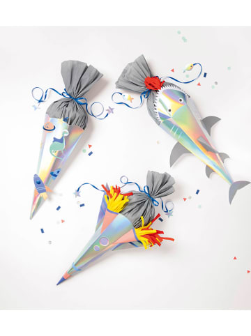 folia PAPER Puntzak-knutselset "SPACE SCHOOL" meerkleurig