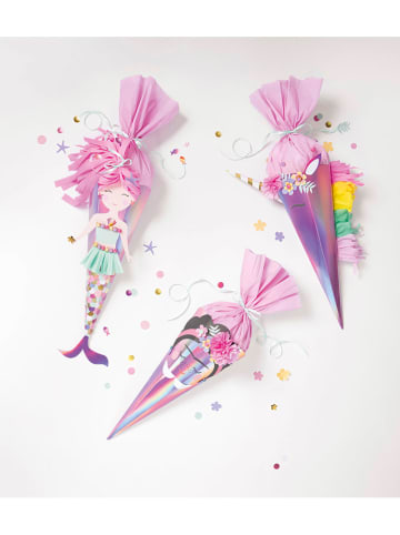 folia PAPER Puntzak-knutselset "UNICORN SCHOOL" lichtroze