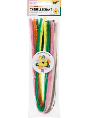 folia PAPER Chenilledraht "Safari" in Bunt - 10 Stück