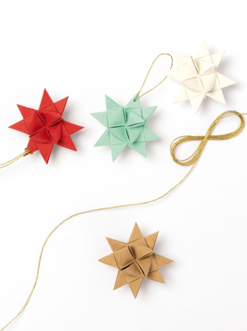 folia PAPER Bastelpapier für Mini-Fröbelsterne "Winter" in Bunt