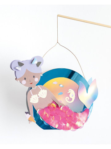 folia PAPER Zestaw w kolorze fioletowo-różowym do wykonania lampionu - 5+