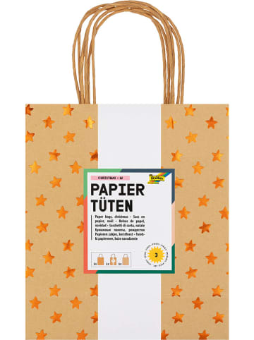 folia PAPER Torebki papierowe "X-Mas M"