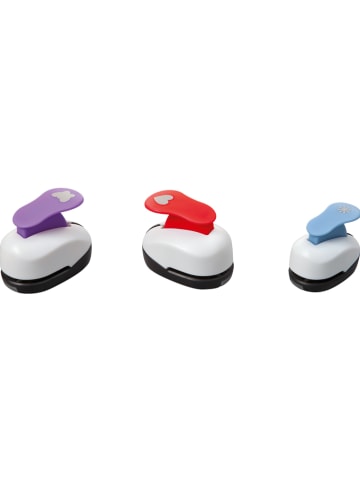 folia PAPER Motiefstansen meerkleurig - 3 stuks