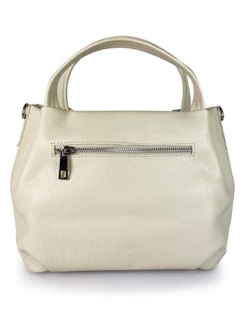 ORE10 Leren handtas "Wesa" crème - (B)33 x (H)20 x (D)16 cm