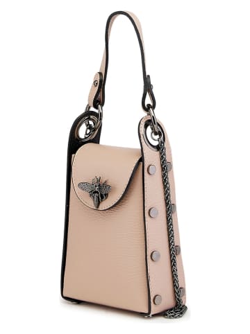 ORE10 Leder-Handytasche "Ator" in Rosa - (B)14 x (H)20 x (T)7 cm