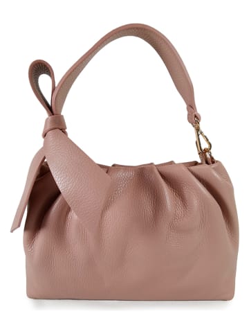 ORE10 Leder-Umhängetasche "Movar" in Rosa - (B)26 x (H)18 x (T)5 cm