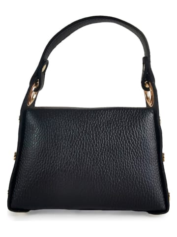 ORE10 Leren handtas "Raser" zwart - (B)17 x (H)12 x (D)6 cm