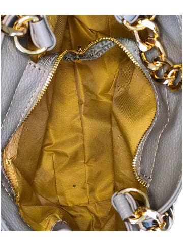 ORE10 Leren shopper petrol - (B)27 x (H)45 x (D)15 cm