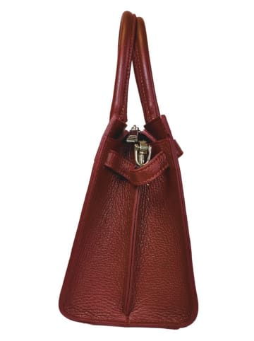 ORE10 Leren handtas "Waser" rood - (B)28 x (H)20 x (D)13 cm