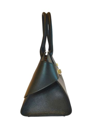 Florence Bags Skórzana torebka "Osmar" w kolorze czarnym - 32 x 20 x 19 cm