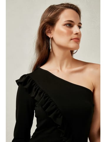 Milan Kiss Bluse in Schwarz